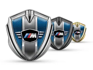 BMW Metallico Cupolato Emblema Stile Minimal Uni-Size